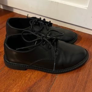 Zara Boy Black Dress Up Shoes Size 30